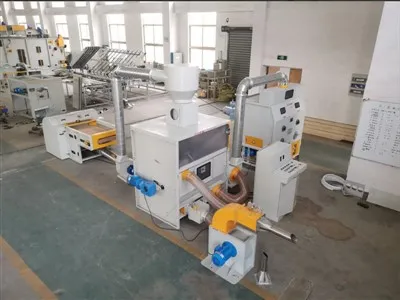 Lini Perakitan Pengisian Bantal Semi Otomatis